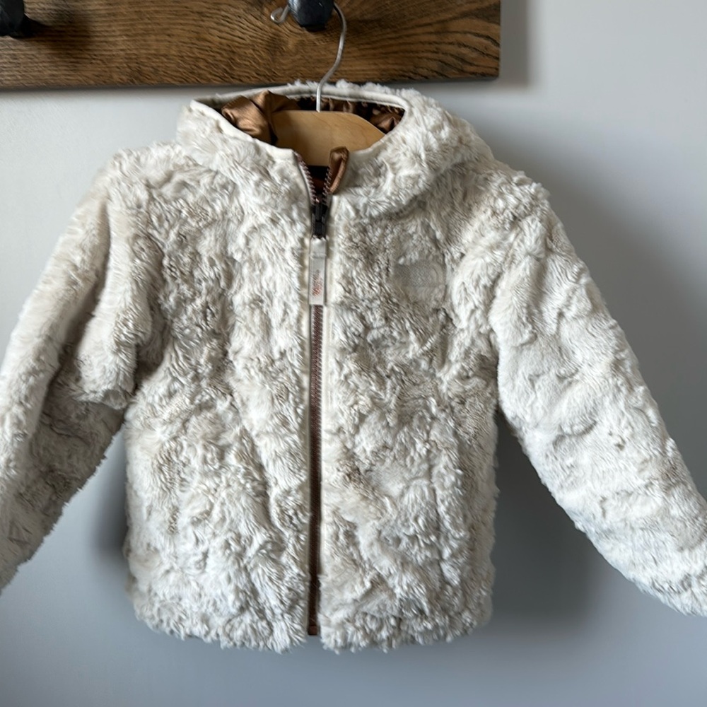 Northface Reversible Mossbud Swiral GirlsJacket 2T